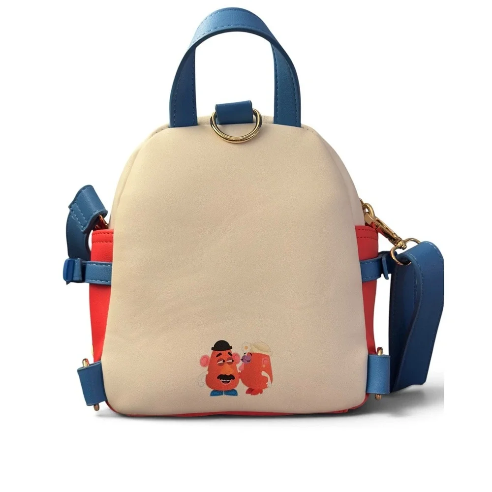 New Our Universe Disney Pixar Toy Story Andy's Room Crossbody Bag Backpack Conv.